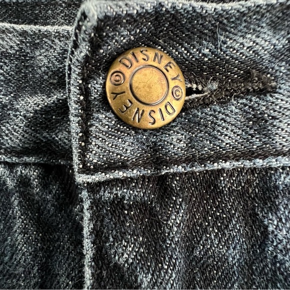 DISNEY Vintage Mickey Mouse Embroidered Blue Jeans Denim High Rise M - Picture 8 of 14